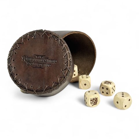 FARKLE DICE WITH CUP, KINGDOM COME: DELIVERANCE, OFFICIAL MERCH