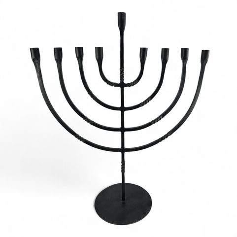 MENORAH, SEVEN-ARM CANDLESTICK