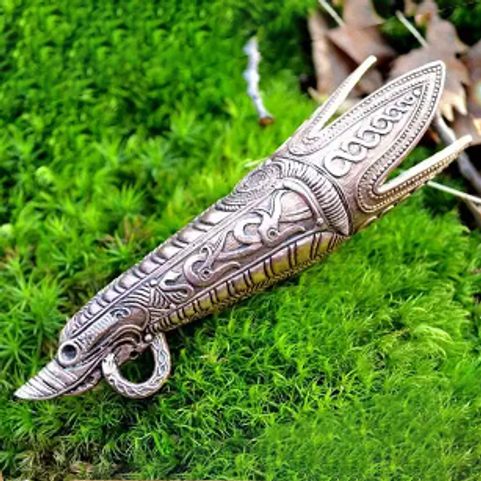 BRONZE DRINKING HORN TERMINAL, NINIAN'S ISLE, SHETLANDS