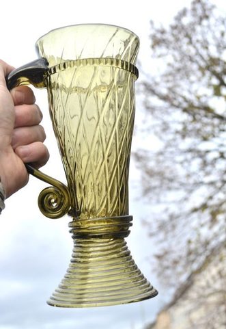 HALF LITER GLASS, OPTICAL DECOR