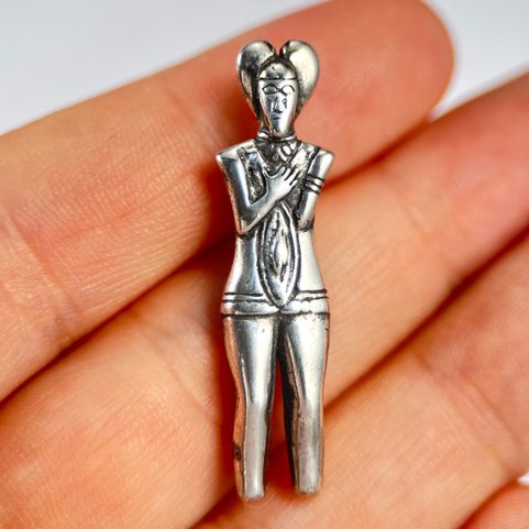 CELTIC WARRIOR, PRINCE OF GLAUBERG, SILVER PENDANT