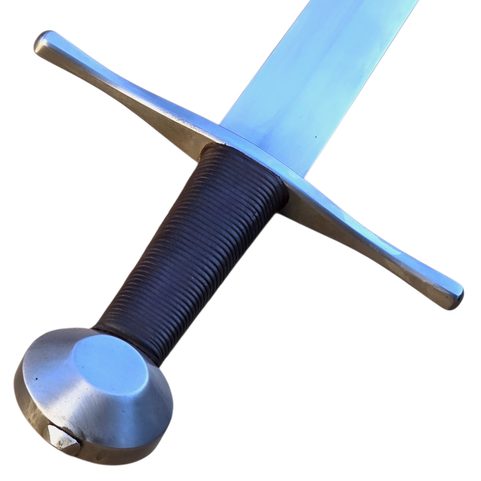 SION, ÉPÉE À UNE MAIN, XIVE–XVE SIÈCLE, FULL TANG, MARRON