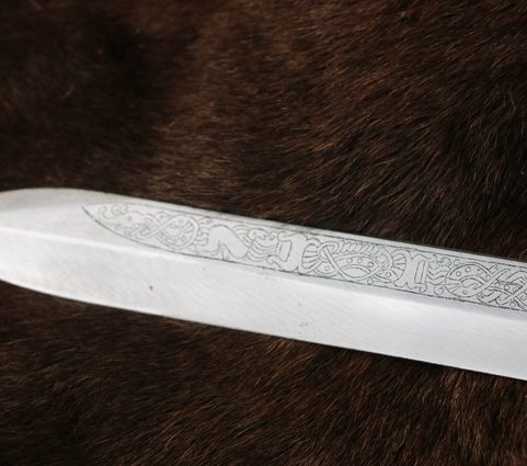 COUTEAU SEAX, GRAVÉ