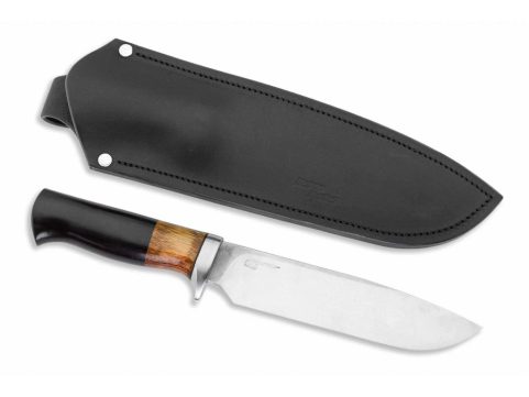 COUTEAU D'EXTÉRIEUR FLINT + ÉTUI EN CUIR KLASIK