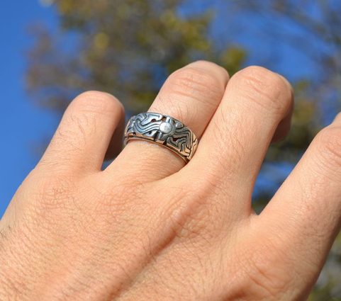 VIKING RING FROM NORWAY, SILVER 925