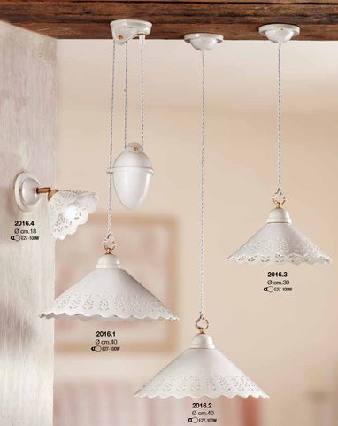 LORENA CERAMIC HANGING LAMP 2016.2