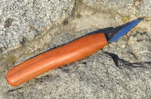 WOOD CARVING KNIFE, HAND FORGED