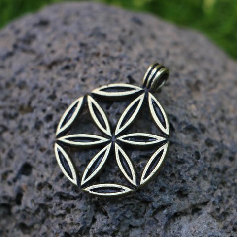 SVARGA, SLAVIC AMULET, ZINC ANTIQUE BRASS