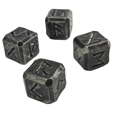 FUTHARK - RUNES, FORGED CUBE 4 PIECES