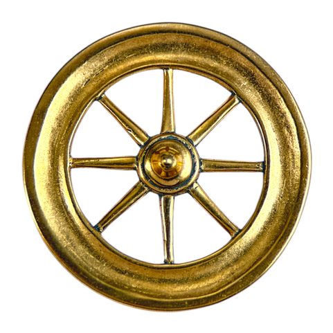 TARANIS WHEEL, BRONZE CELTIC REPLICA