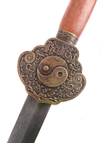 TAI CHI JIAN SWORD IN DAMASCUS STEEL