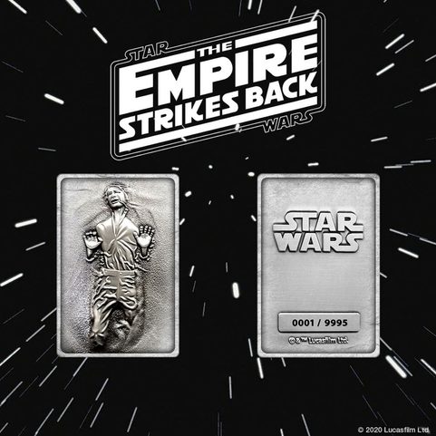 STAR WARS ICONIC SCENE COLLECTION LIMITED EDITION INGOT HAN SOLO
