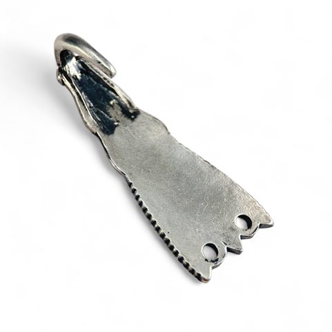 SILVER VIKING CLOAK HOOK, ENGLAND - 1 PIECE