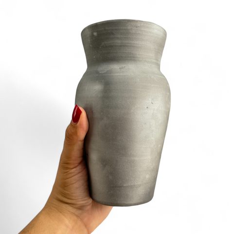 MEDIEVAL GOBLET, SMOKED CERAMICS