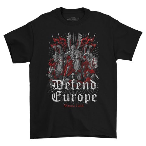 DEFEND EUROPE - POLISH HUSSARS 1683, MEN'S T-SHIRT