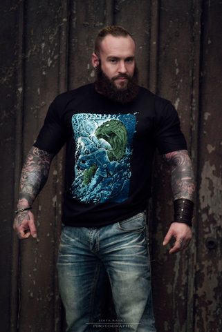 RAGNARÖK, NORDISCHES HEMD - FARBIG