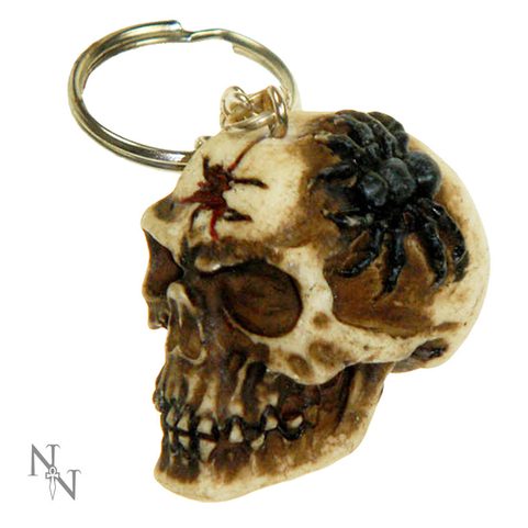 SKULL, KEYRING, 3 CM