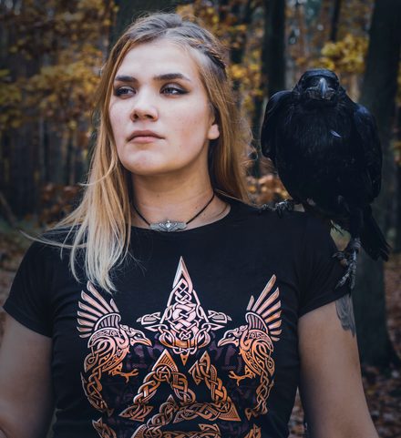 VALKNUT - VIKING WOMEN'S T-SHIRT COLORED