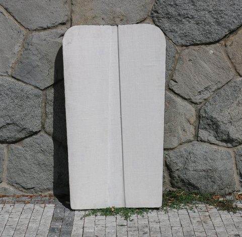 PAVISE PEINTE A LA MAIN, LONG BOUCLIER EN BOIS III