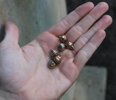 BUTTON, EARLY MIDDLE AGES, BRONZE