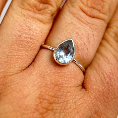 ARCTICA, RING, BLUE TOPAZ, SILVER 925/1000