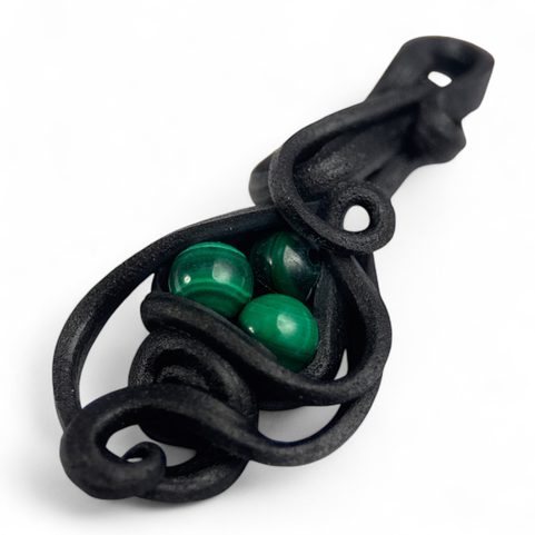 SET DE FANTAISIE EN MALACHITE