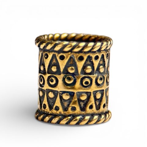 VIKING BEARD RING, BRONZE