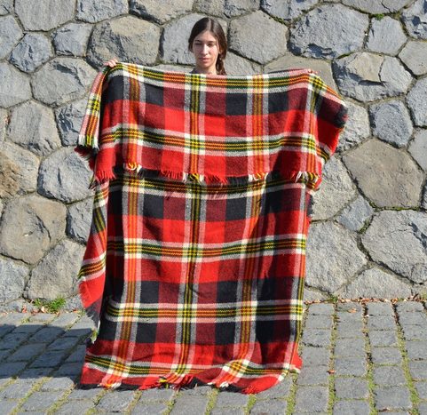 RODOPA, WOOL BLANKET FROM THE BALKANS