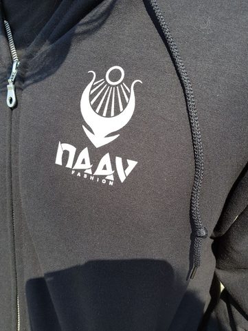 DEUS VULT, ZIP UP HOODIE NAAV