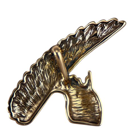 KNIGHT'S HELMET, PENDANT, BRONZE
