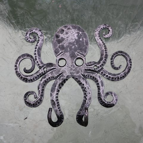 CTHULHU - WROUGHT IRON HOOKS / KEY RING