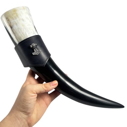 THOR'S HAMMER, LEATHER HORN HOLDER