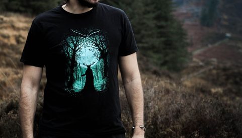HERNE, THE GUARDIAN OF THE FOREST, T-SHIRT
