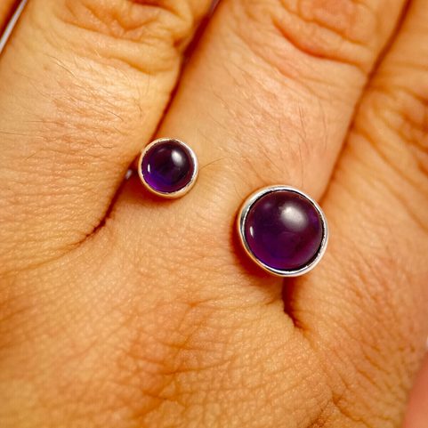 LOMOND, RING, AMETHYST SILVER 925/1000