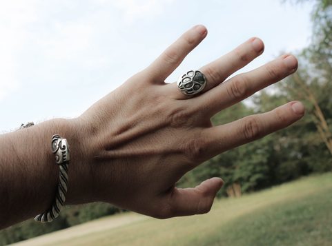 WOLFSPUR, RING, SILBER 925