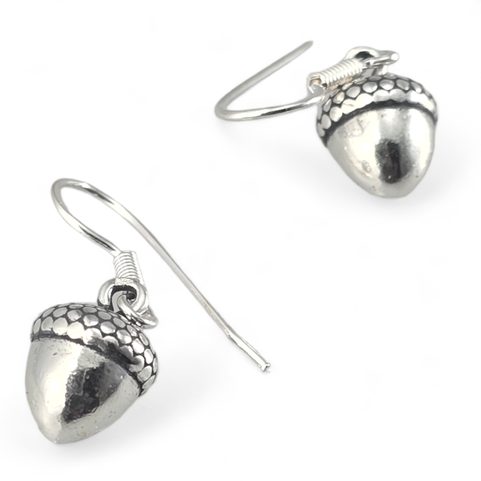 ACORNS SILVER EARRINGS AG 925