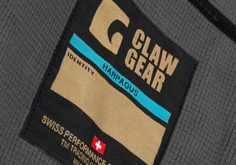 HARPAGUS SOFTSHELL HOODY JACKET - SOLID ROCK