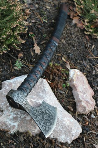 FENRIR, ETCHED VIKING AXE