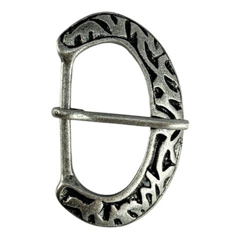 BOUCLE DE CEINTURE, DÉBUT DU MOYEN ÂGE, ZINC