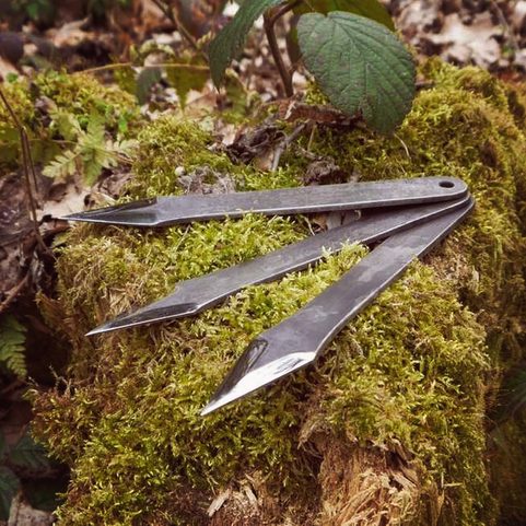 PIRANHA NO-RELOAD THROWING KNIVES, SET OF 3