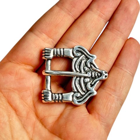 BUCKLE, BORRE, VIKINGS, NORWAY, SILVER