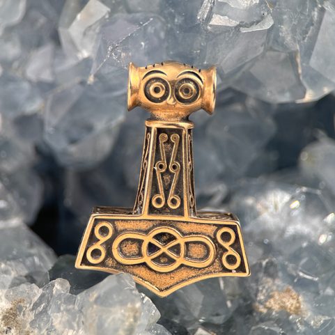 THOR HAMMER - MJÖLLNIR, PENDANT, BRONZE