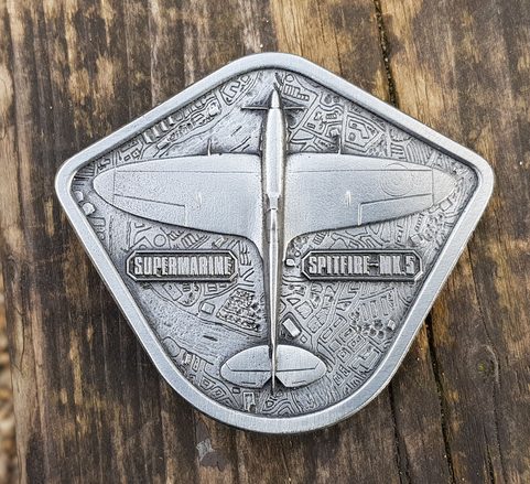SUPERMARINE SPITFIRE, AIRCRAFT, BELT BUCKLE