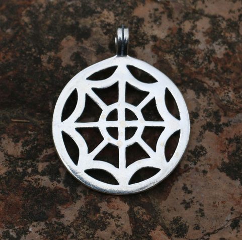SLAVIC SUN II, SILVER PENDANT
