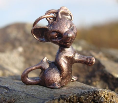 THE MOUSE, PEWTER PENDANT