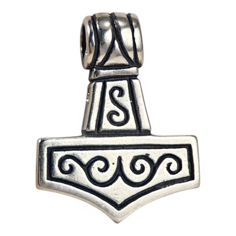 THOR'S HAMMER, SMALL, SILVER PENDANT