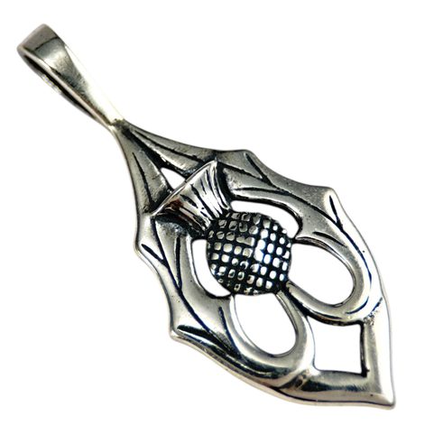 ALBA - SCHOTTISCHE DISTEL, ANHÄNGER, SILBER 925