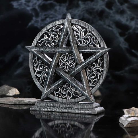 TWILIGHT PENTAGRAM, DECORATION, 15.5CM