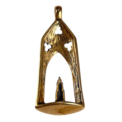 LANTERNE MÉDIÉVALE - LUMIÈRE POUR L'ÂME, PENDENTIF EN BRONZE