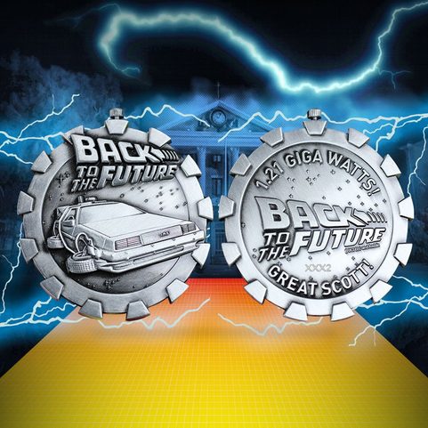 BACK TO THE FUTURE MEDALLION LOGO LIMITED EDITION